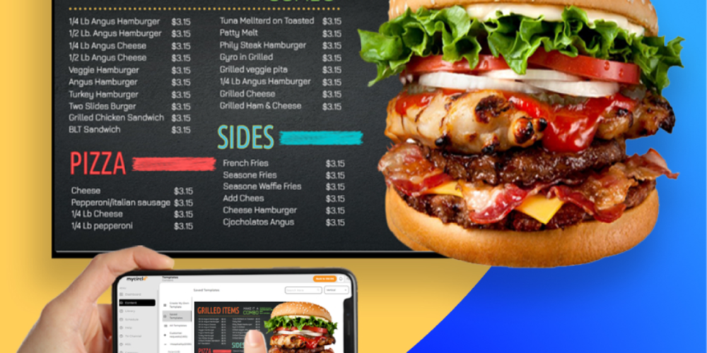 Restaurant Digital Menu Board