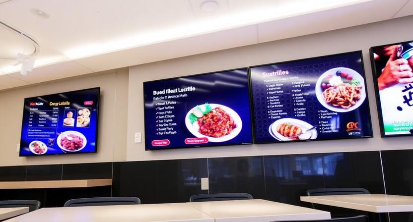 digital signage restaurant system