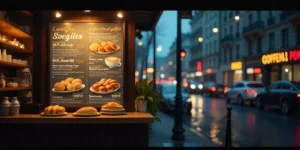 Cafeteria digital signage