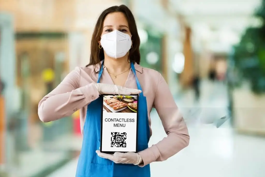 Contactless menu