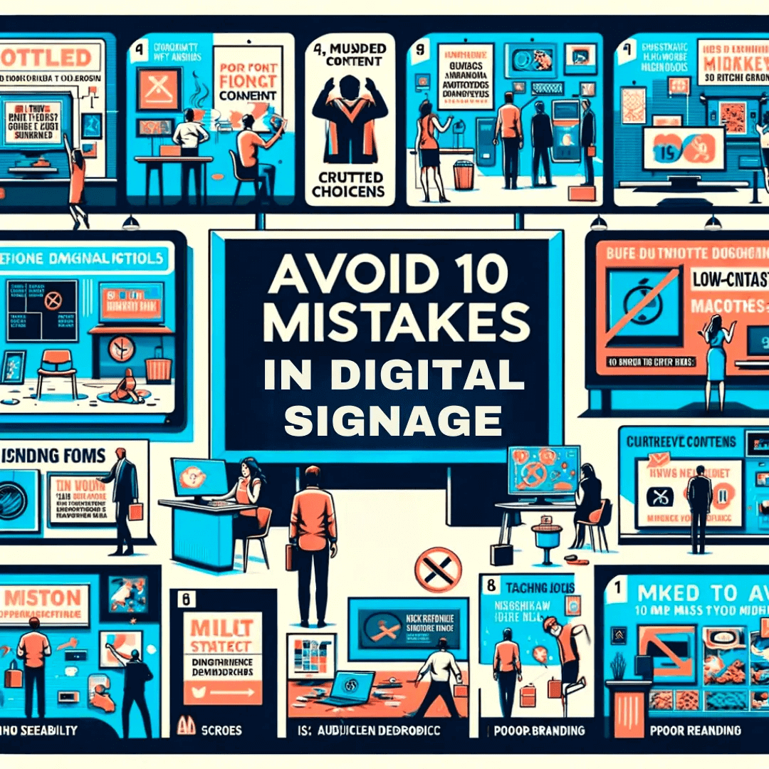 Digital Signage Disasters: Avoid These 10 Mistakes That Can Wreck Your Strategy