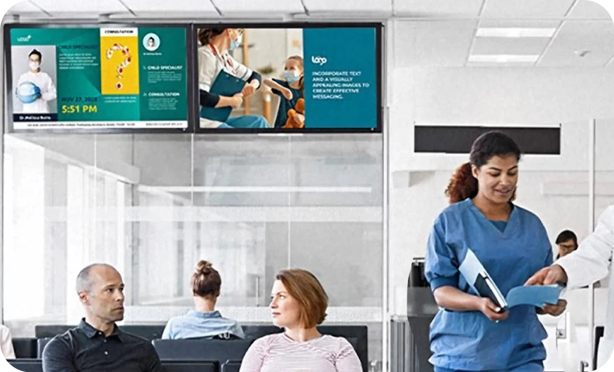 Hospitals Digital Signage Solutions