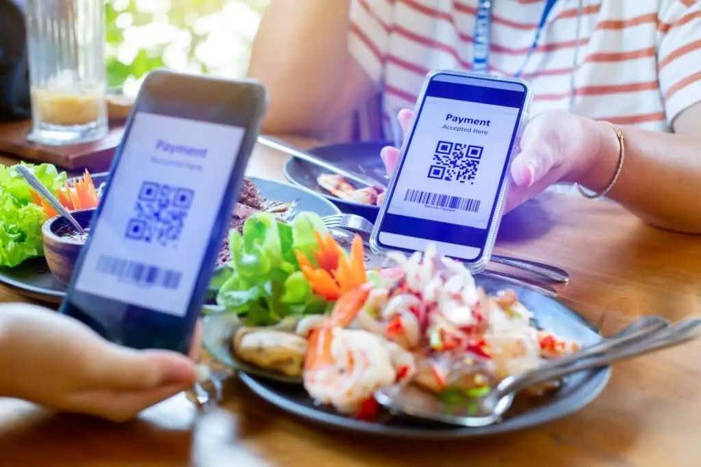 QR codes for digital menus