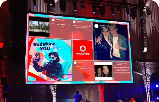 Social Media wall - Nento