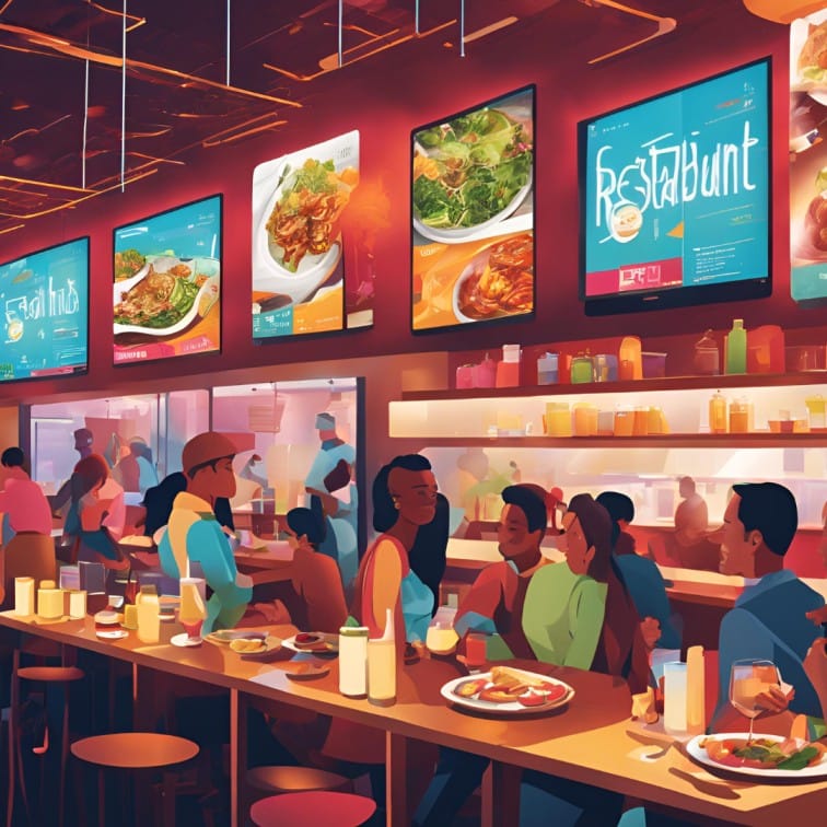 restaurant digital signage