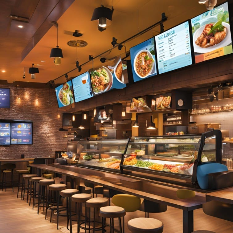 restaurant digital signage