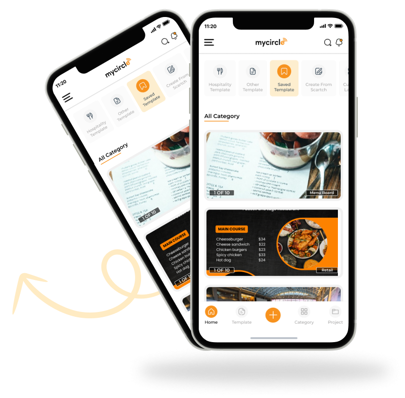 MyCircle Software Mobile Templates