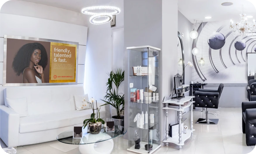 Salons Digital Signage Display