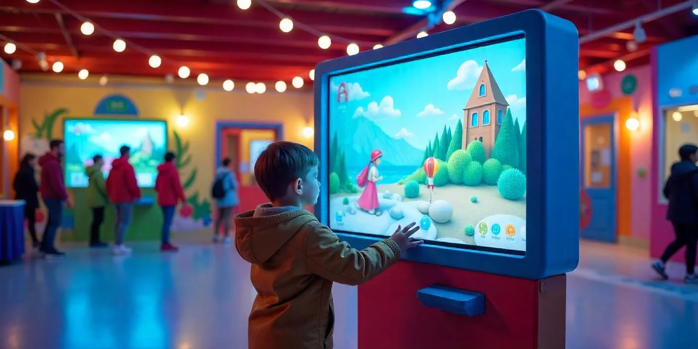 Digital Kiosk Touch Screen Interface