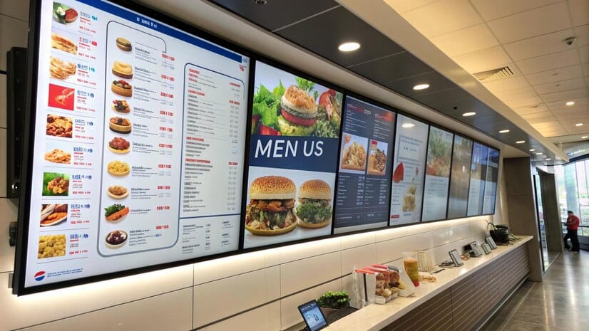 digital menu board