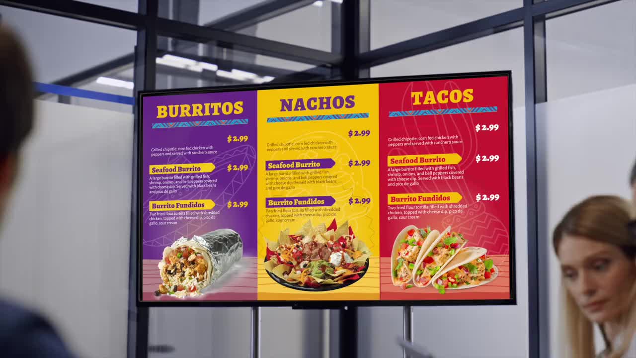 Mexican digital signage