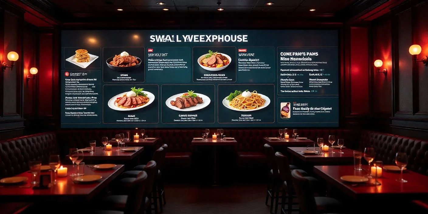 Digital Menu Screens a Game Changer