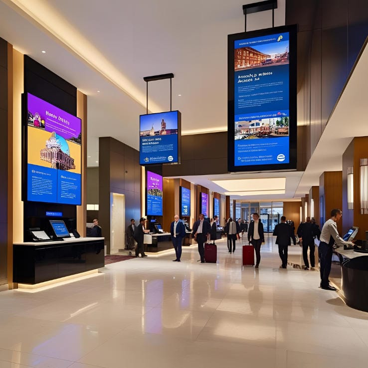 Hotel digital signage