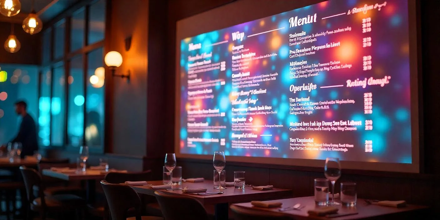 Restaurant Menu Signs: Design, Innovation, and Functionality
