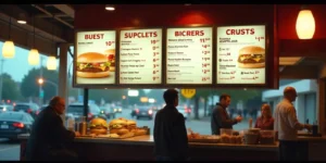 Standard Drive Thru Menu Board