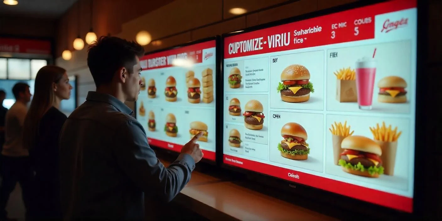 Touch Screen Menu Displays