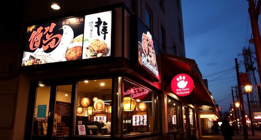 Restaurant Digital Street Signage