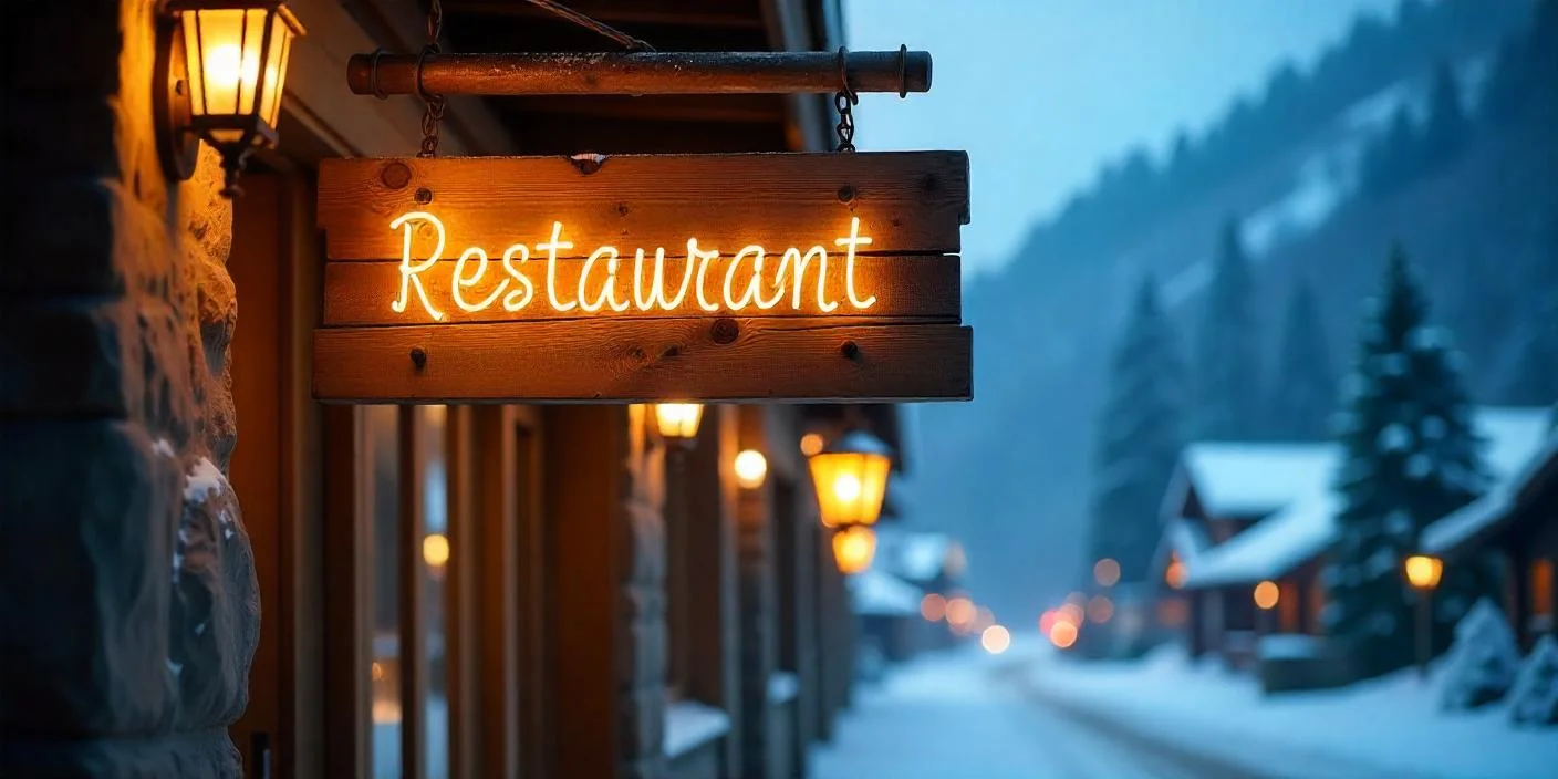 LED restaurant signs for outdoor