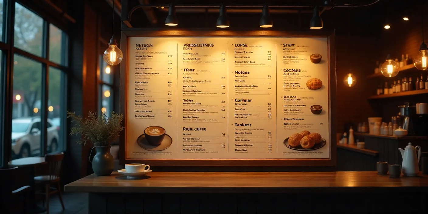Breakfast Menu Board Ideas