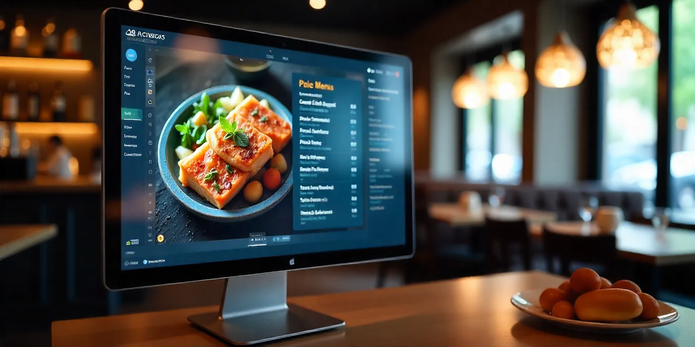 Large touchscreen monitors for retail and hospitality