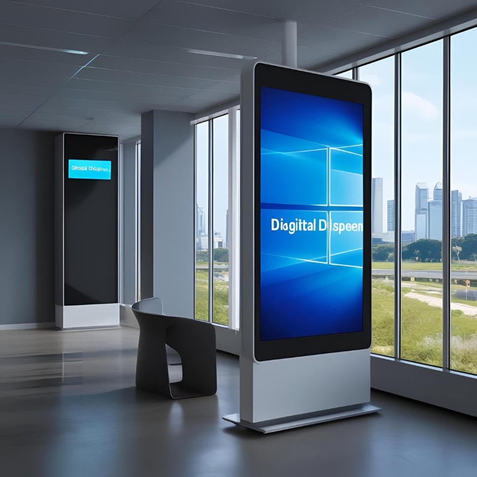 digital signage standee