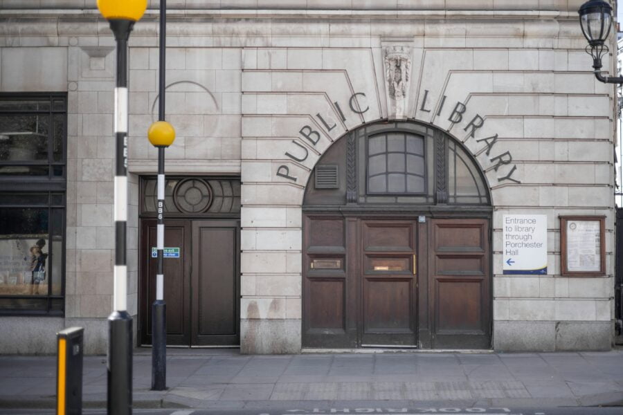 library signage