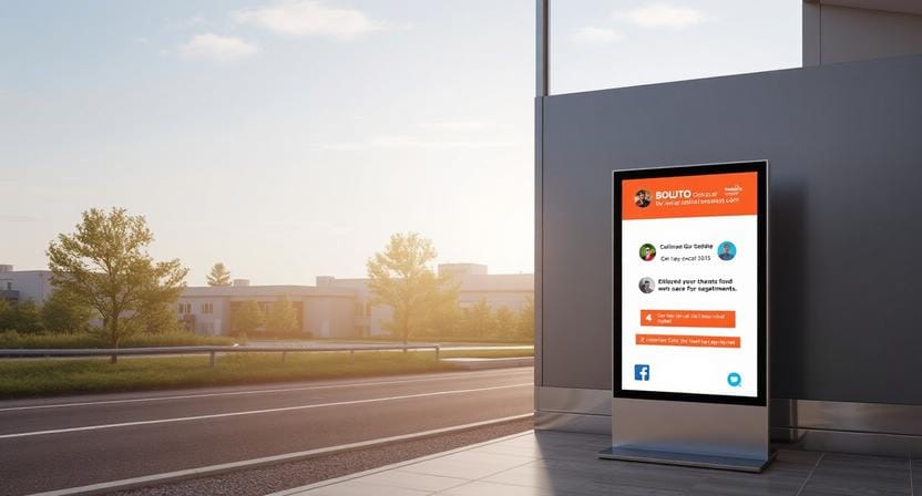 Freestanding Digital Display Technology