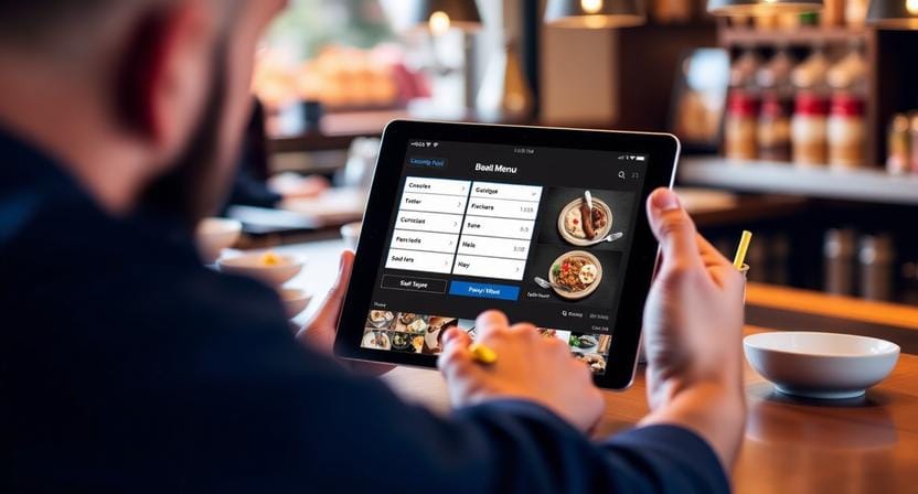 restaurant menu ordering system