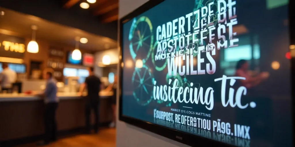 Advertising Screen Display