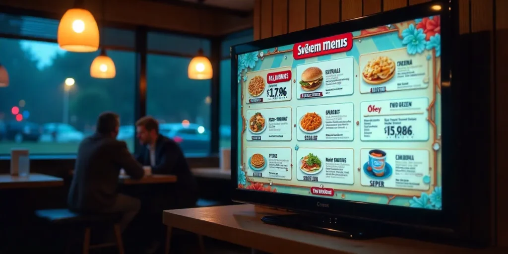 Digital Menu Software for TV