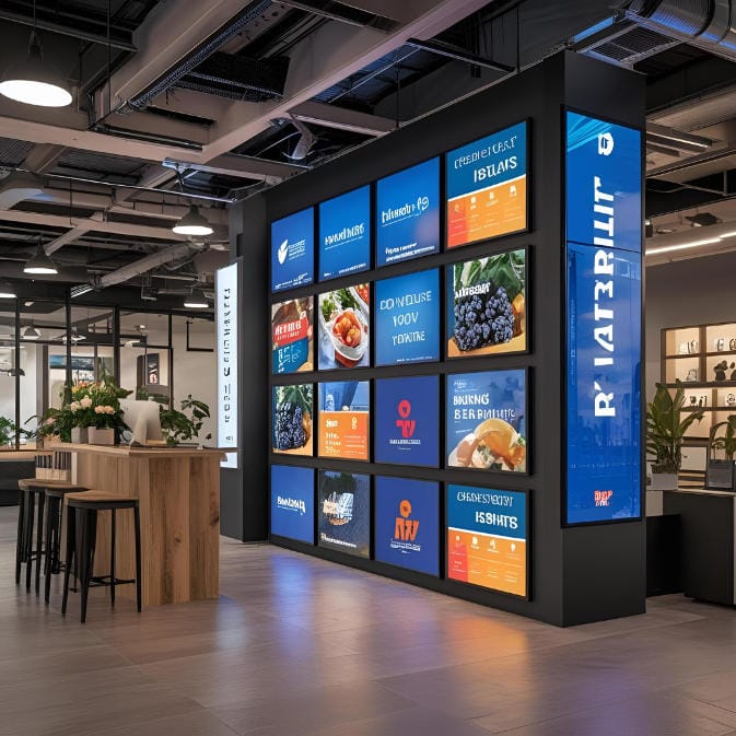 Digital Signs for Brand Visibility