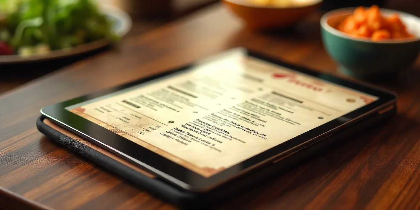 Restaurant Tablet Ordering System