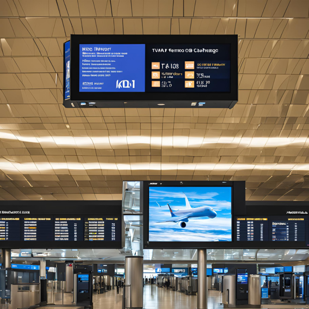 airport digital signage