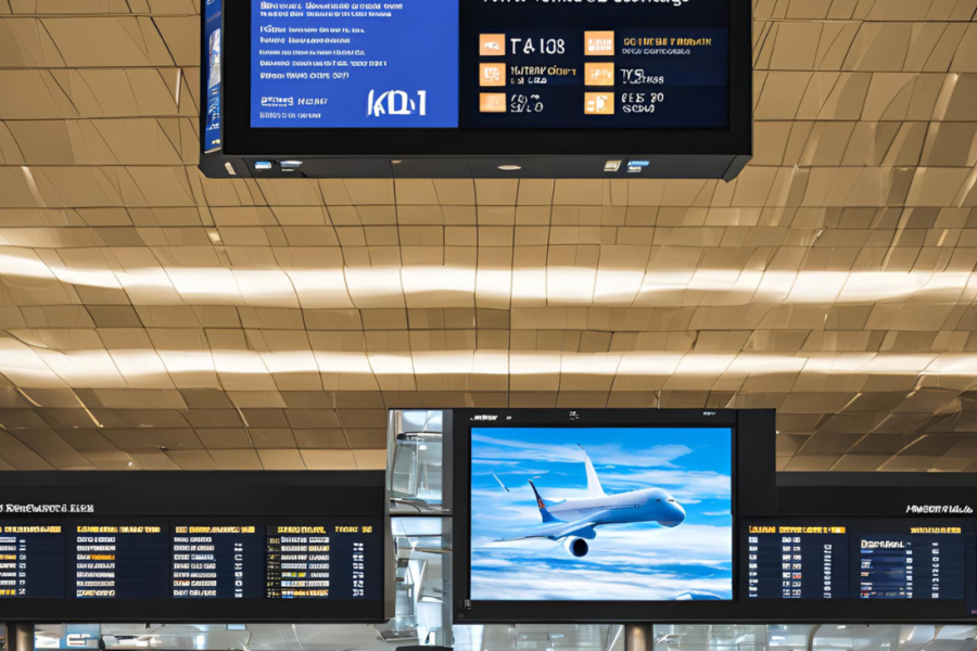 airport digital signage