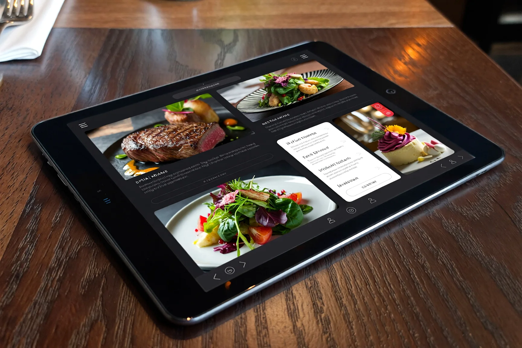 digital menu app for restaurants