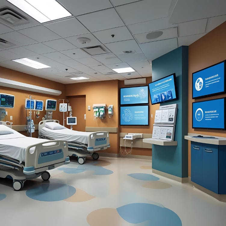 digital signage in healthcare