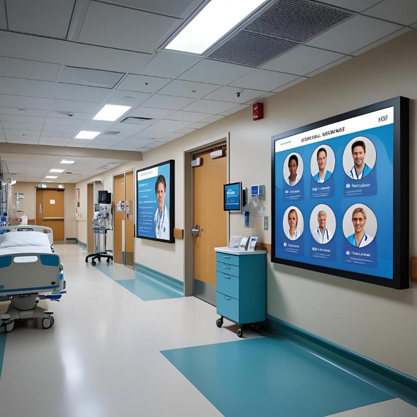 healthcare digital signage