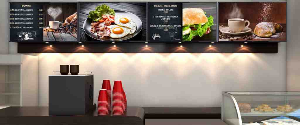 ideas for digital menu board