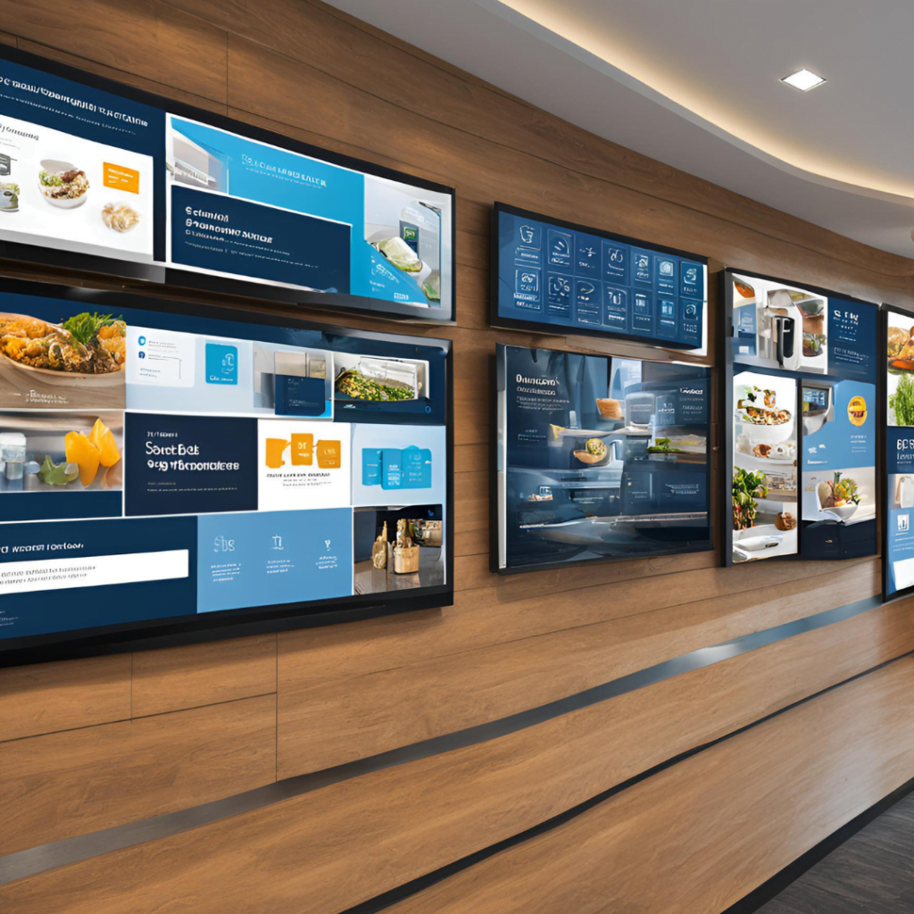 Digital signage advertising