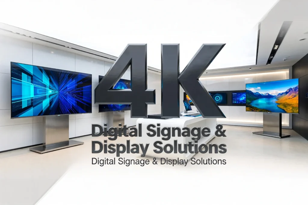 4K Digital Signage and Display Solutions