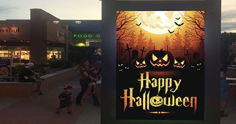 Halloween digital signage