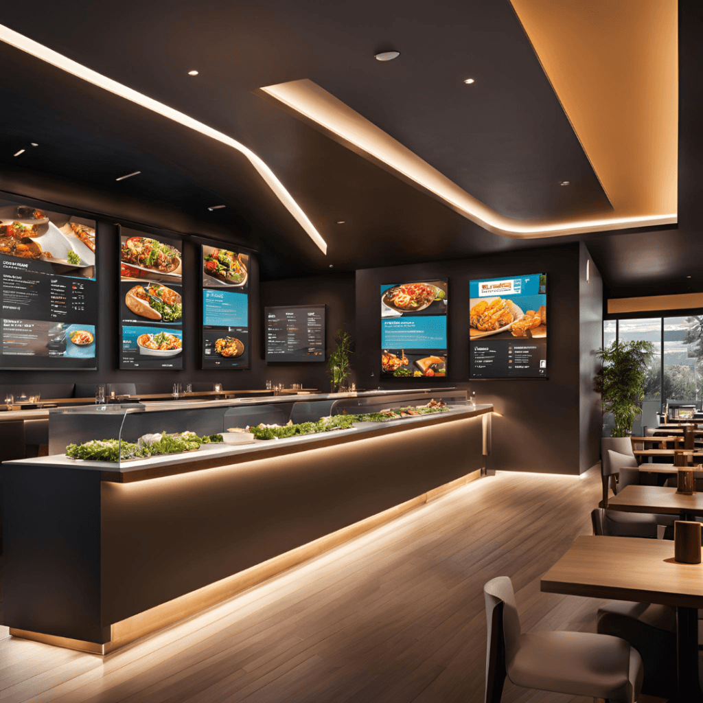 restaurant digital signage