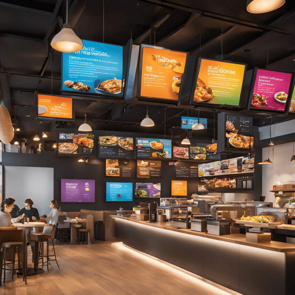 restaurant digital signage