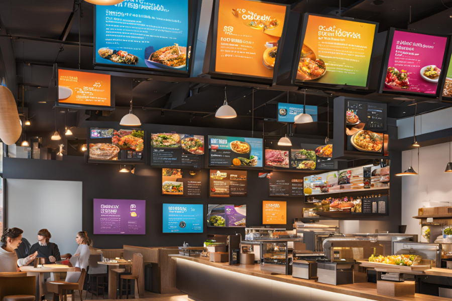 restaurant digital signage