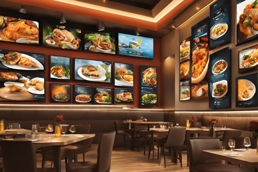 Digital TV Menus in Restaurants