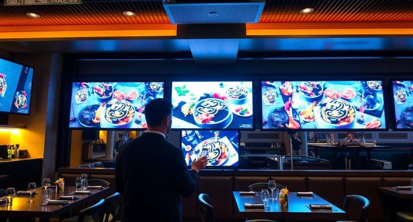 Hospitality Digital Signage Restaurant