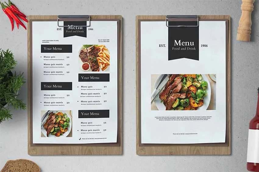 Menu Design Ideas