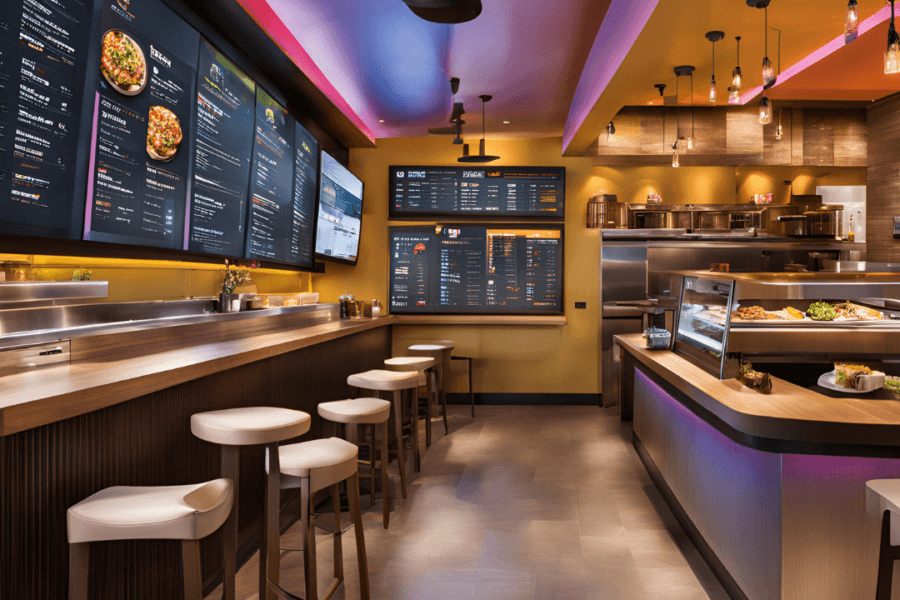 digital menu boards for restaurants