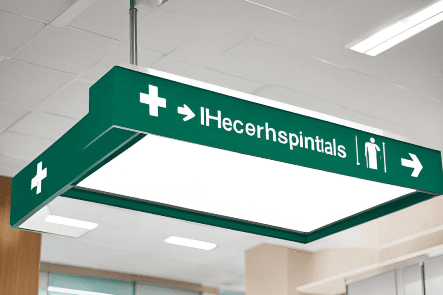 signage for hospitals