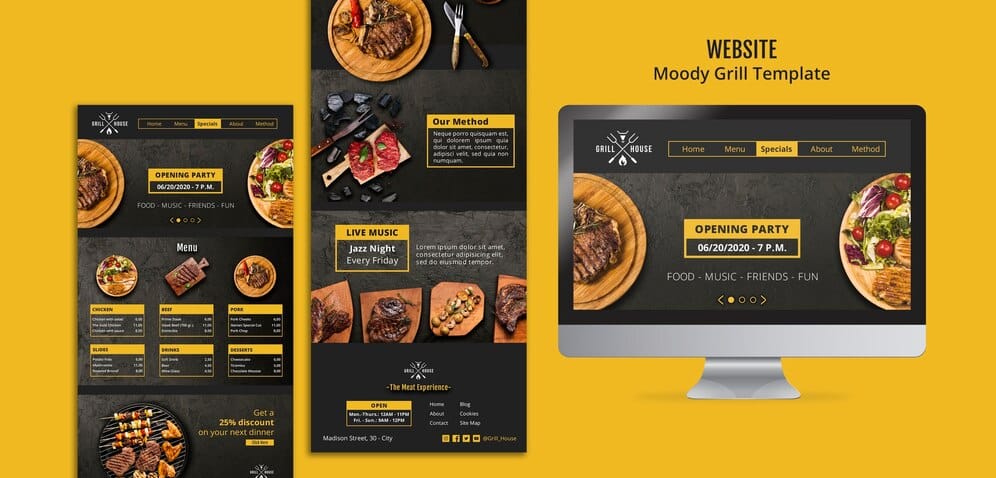 Create A Digital Menu Screen